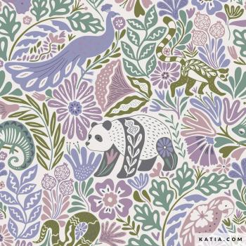 Viskose Stoff Ecoviscose Animal Vacances